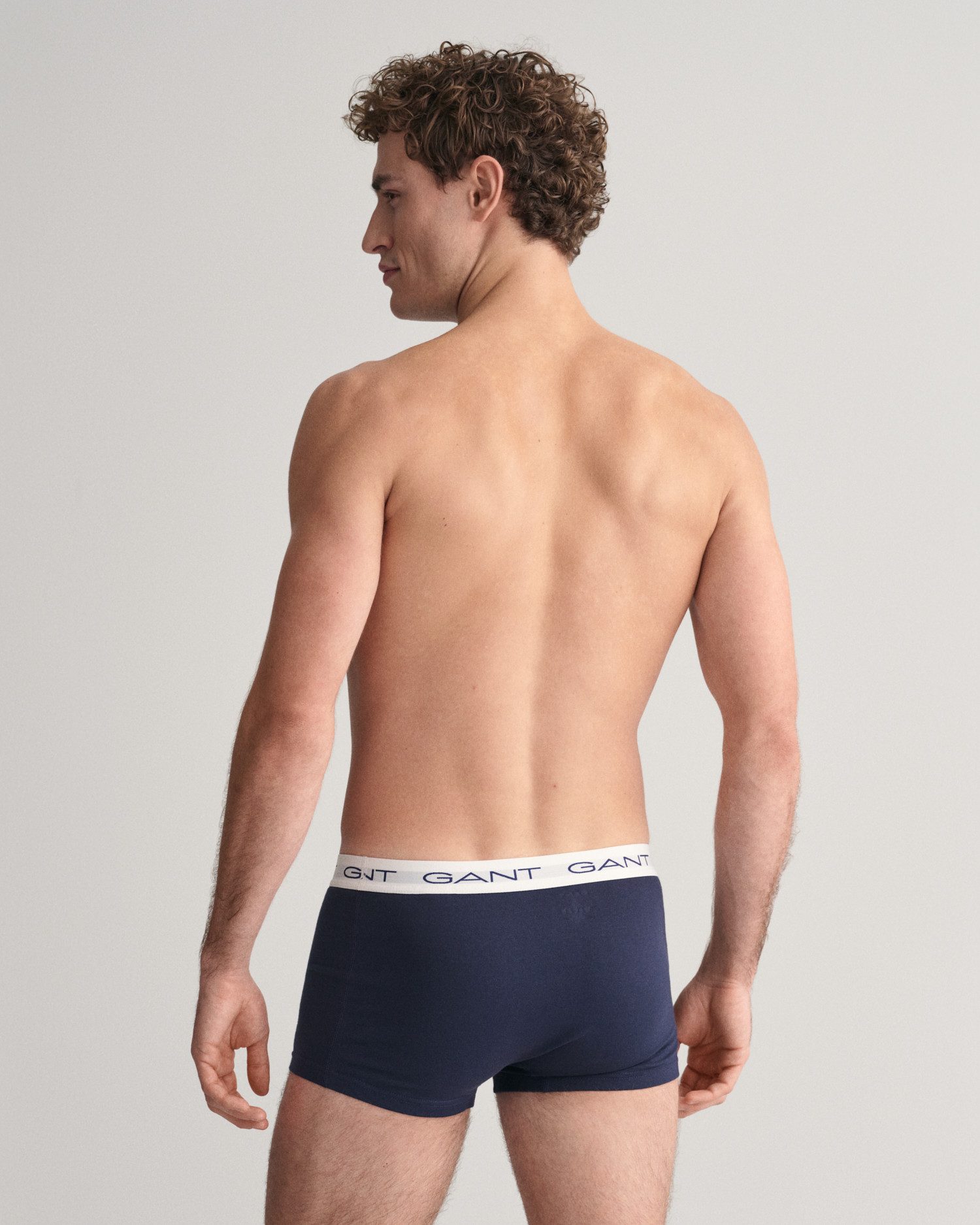 Gant Boxershorts (Packung, 3-St., 3) mit elastischem Logobund