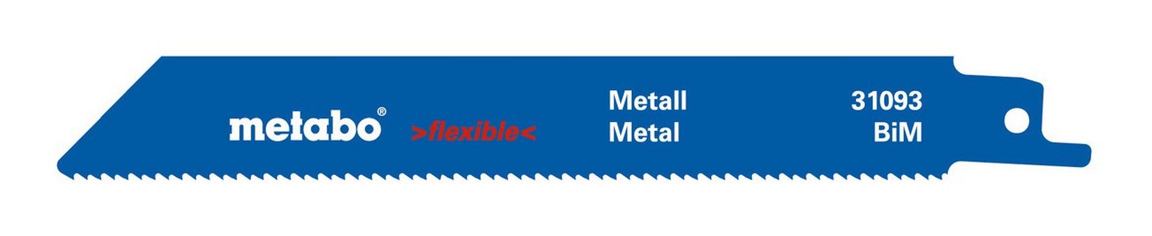 metabo Säbelsägeblatt (2 Stück), Metall Serie flexible 150 x 0,9 mm BiM 1,8 mm / 14 TPI