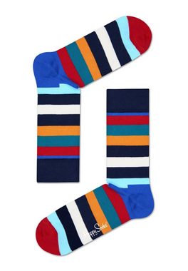 Happy Socks Basicsocken 3-Pack Classic Multi-color Socks Gift Set aus nachhaltiger Baumwolle