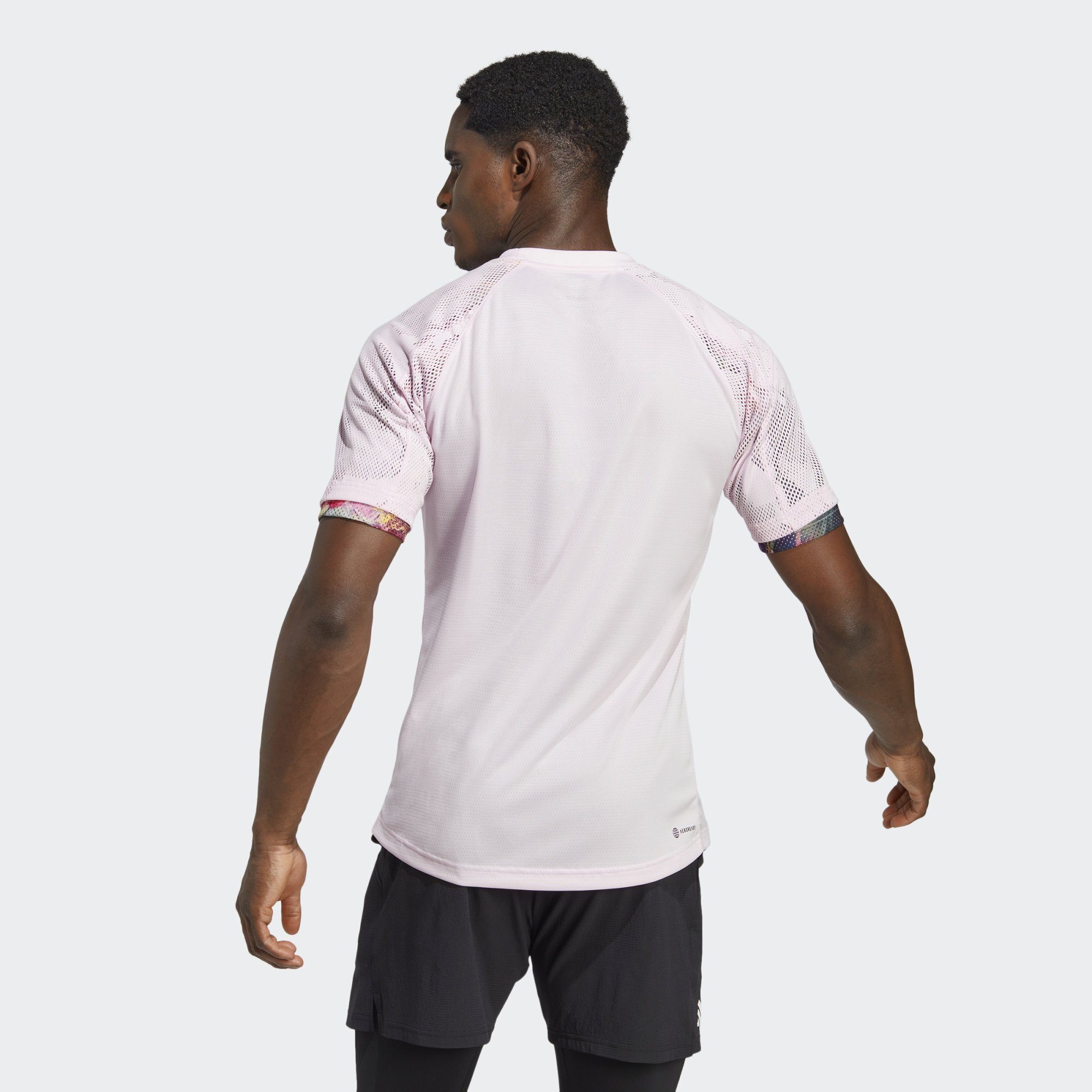 Clear HEAT.RDY Performance adidas Pink TENNIS Funktionsshirt RAGLAN ERGO T-SHIRT MELBOURNE