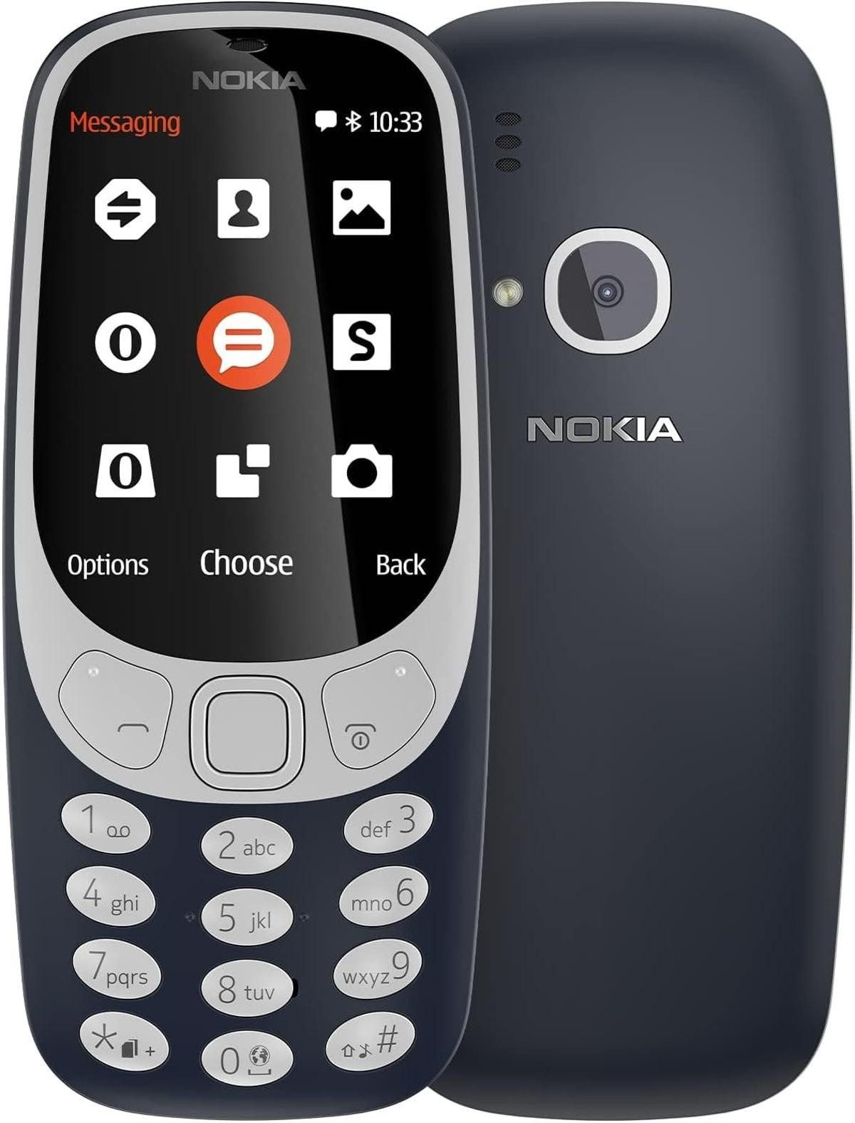 Nokia Nokia 3310 2G Unlocked Mobiltelefon 2,4 Zoll Farbdisplay 2MP dark blue Handy