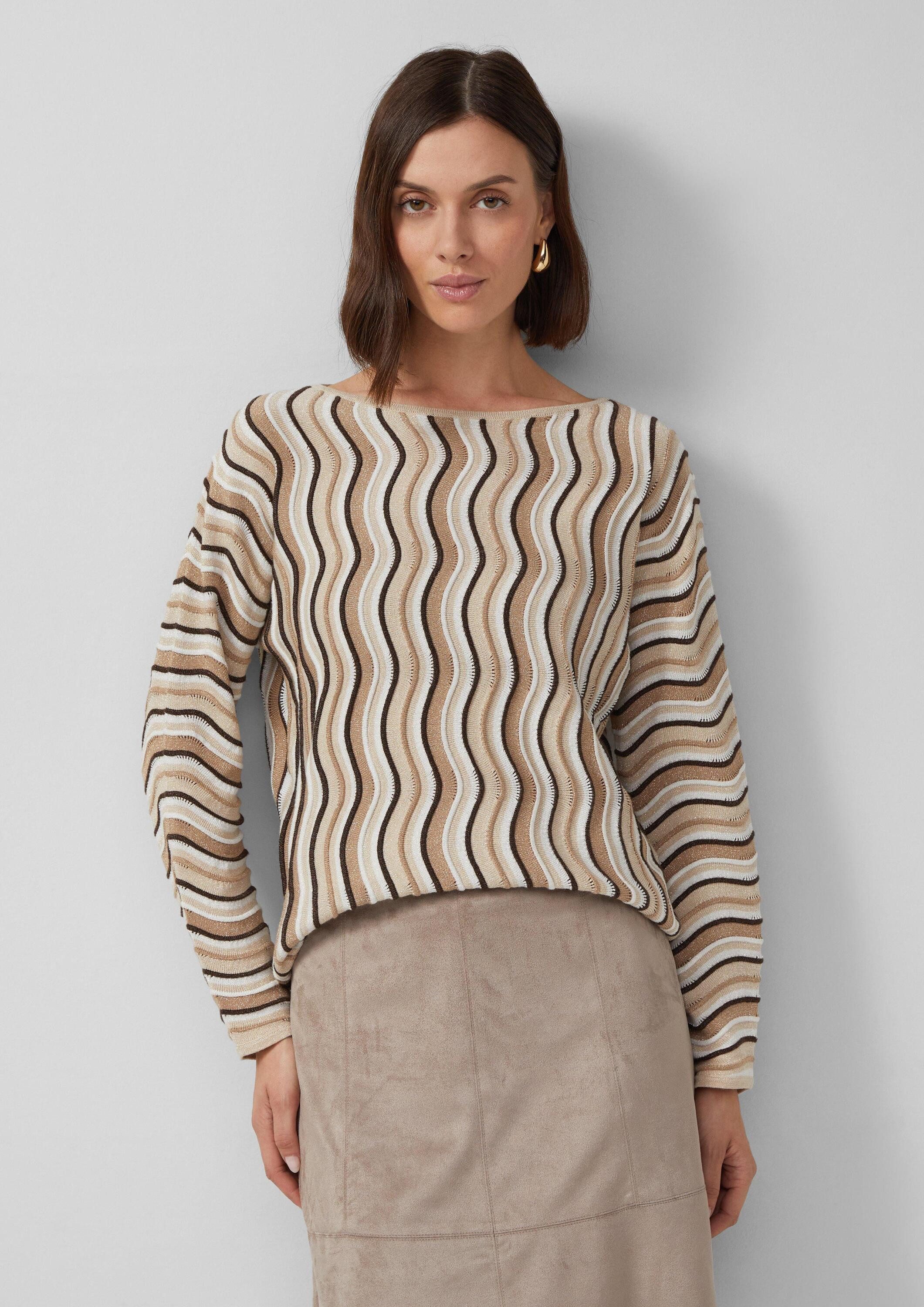 s.Oliver Longpullover Strickpullover Leichter Feinstrick-Pullover in Relaxe günstig online kaufen
