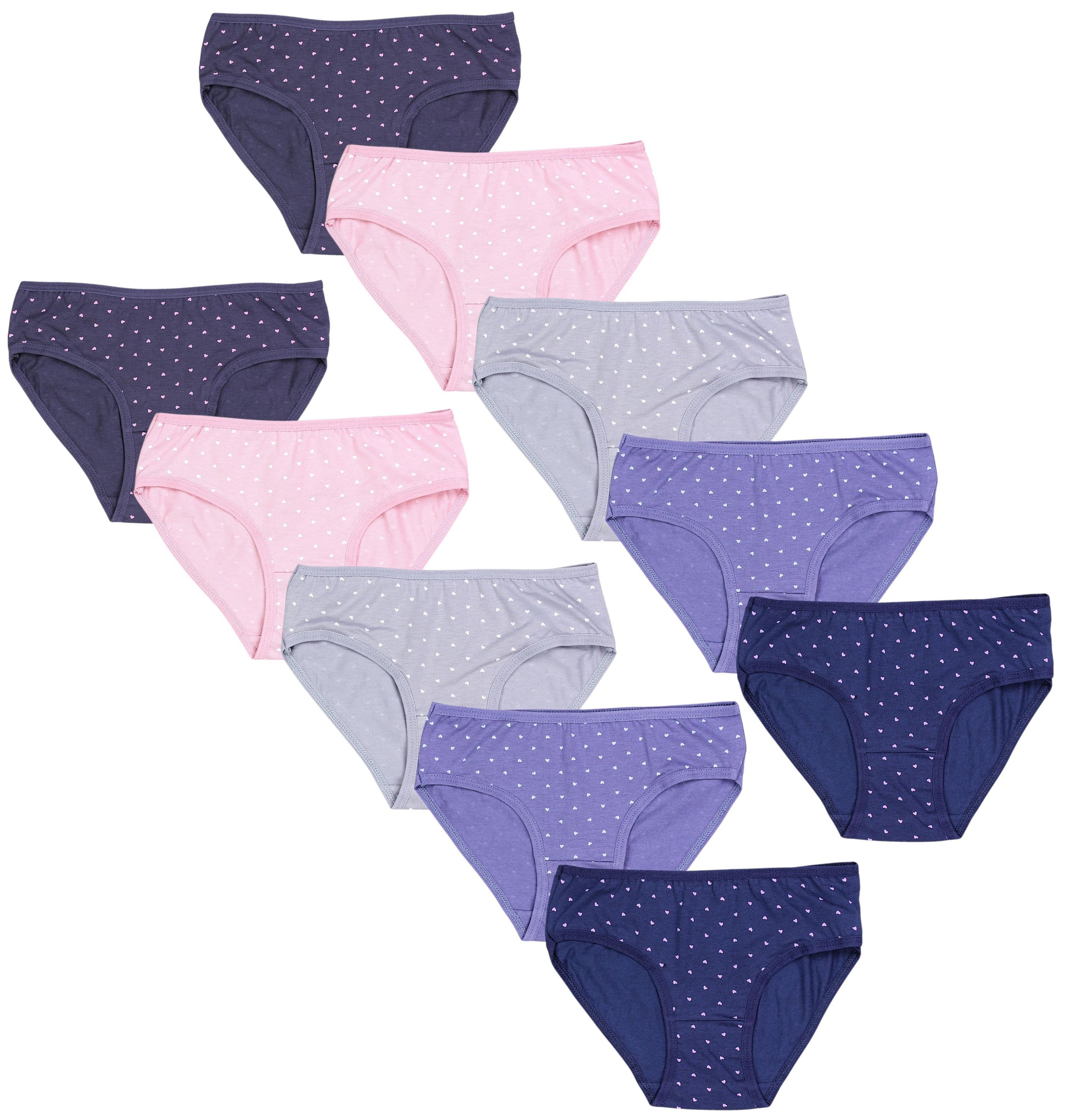 TupTam Slip TupTam Mädchen Slips mit Aufdruck 10er Pack