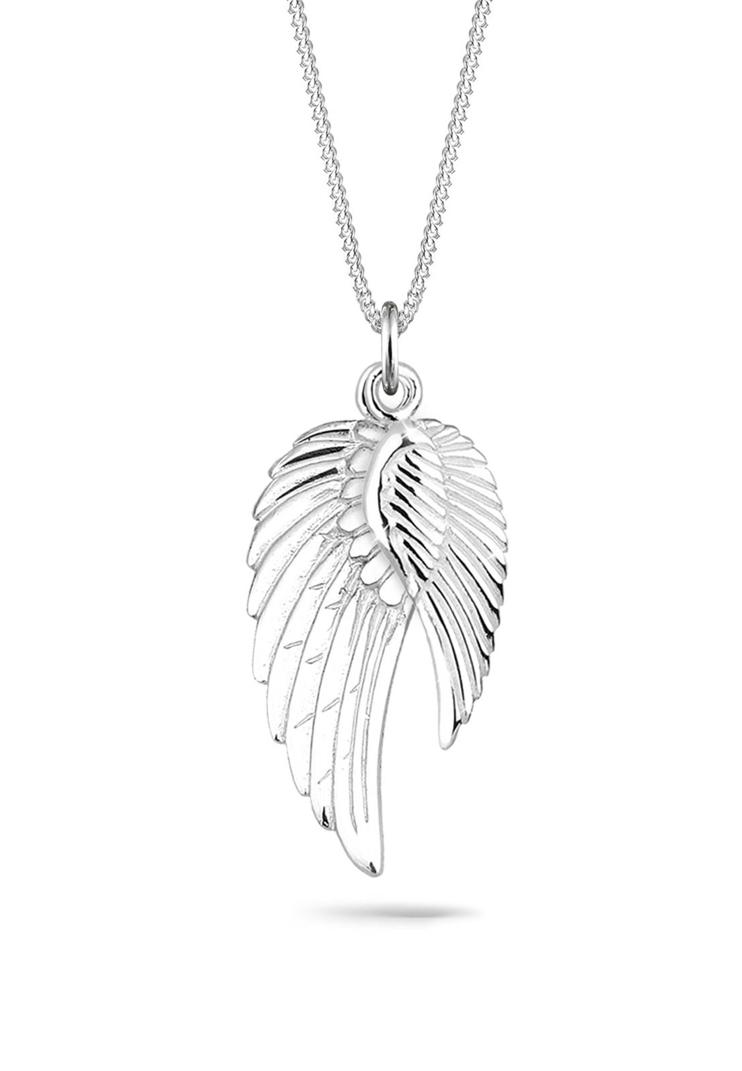 Elli Kette mit Anhänger Flügel 925 Sterling Silber, Flügel
