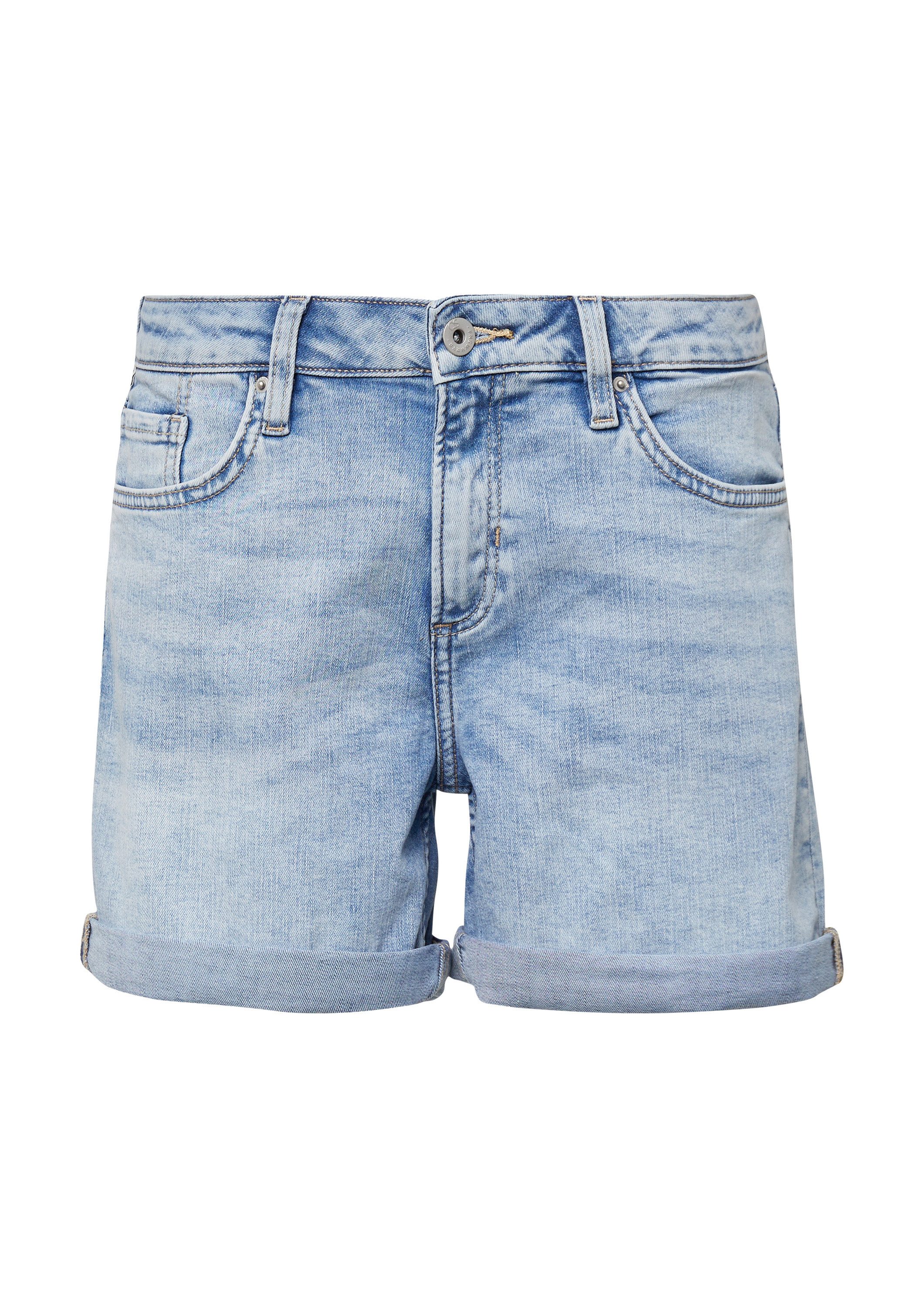 QS Jeansshorts Jeans-Hose ABBY Jeans-Shorts Abby / Regular Fit / Mid Rise günstig online kaufen