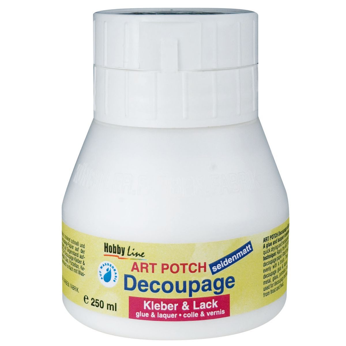 C. KREUL Lack KREUL Kleber & Lack Art Potch Decoupage seidenmatt 250ml Dose