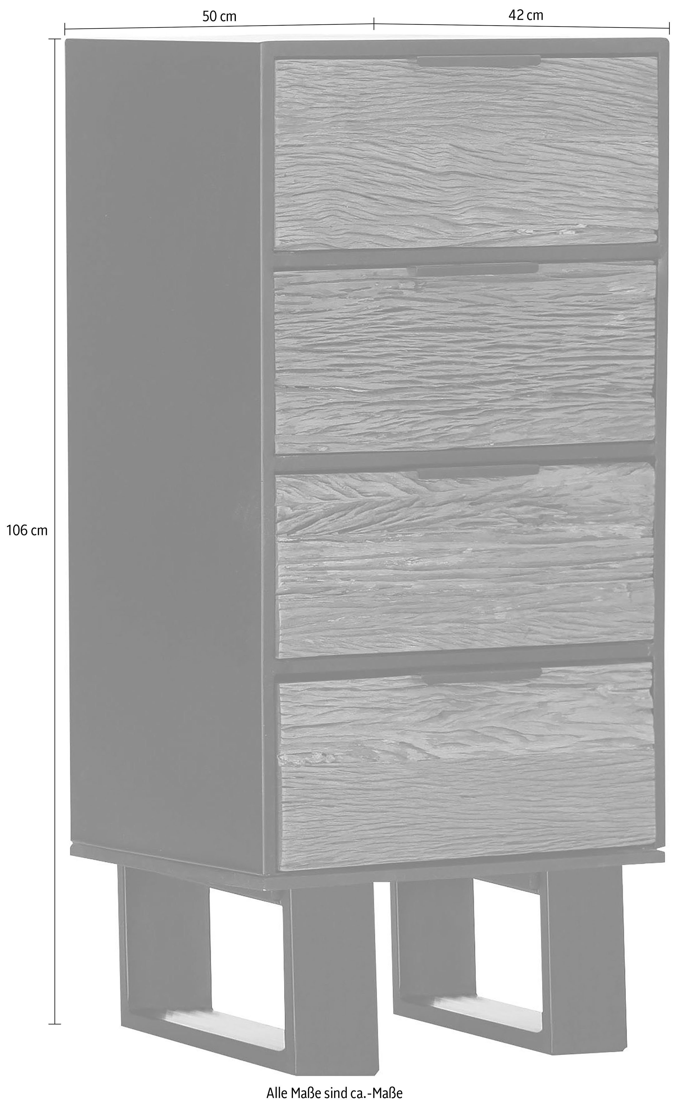 Gutmann Factory Kommode Magic, aus recyceltem Altholz