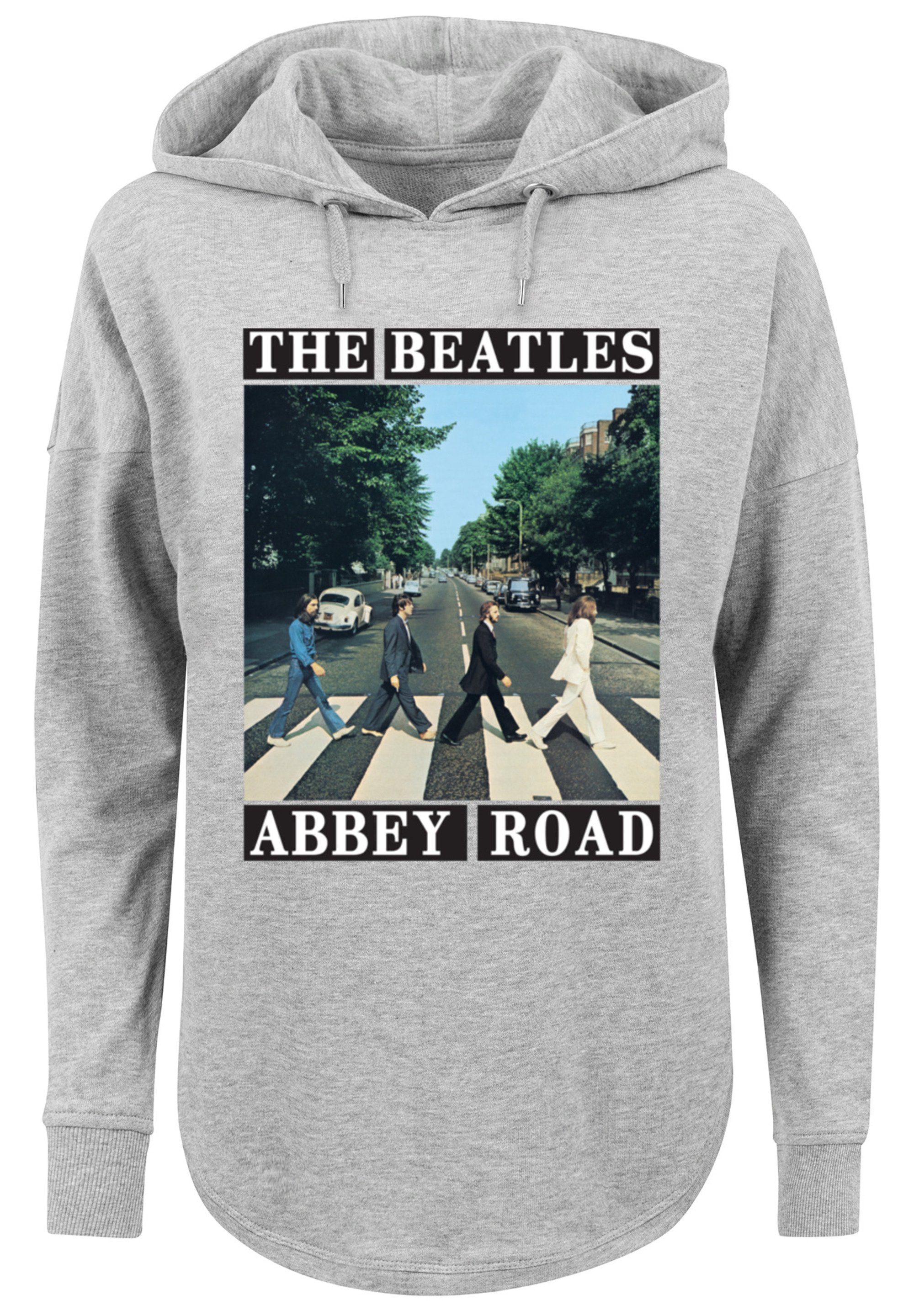 F4NT4STIC grey Abbey Road Kapuzenpullover Print Band The Beatles