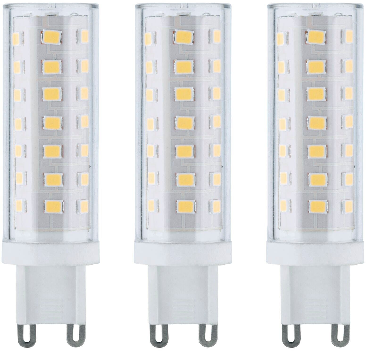 Paulmann LED-Leuchtmittel Stiftsockel 3x5W G9 Neutralweiß, G9, 3 St., Neutralweiß