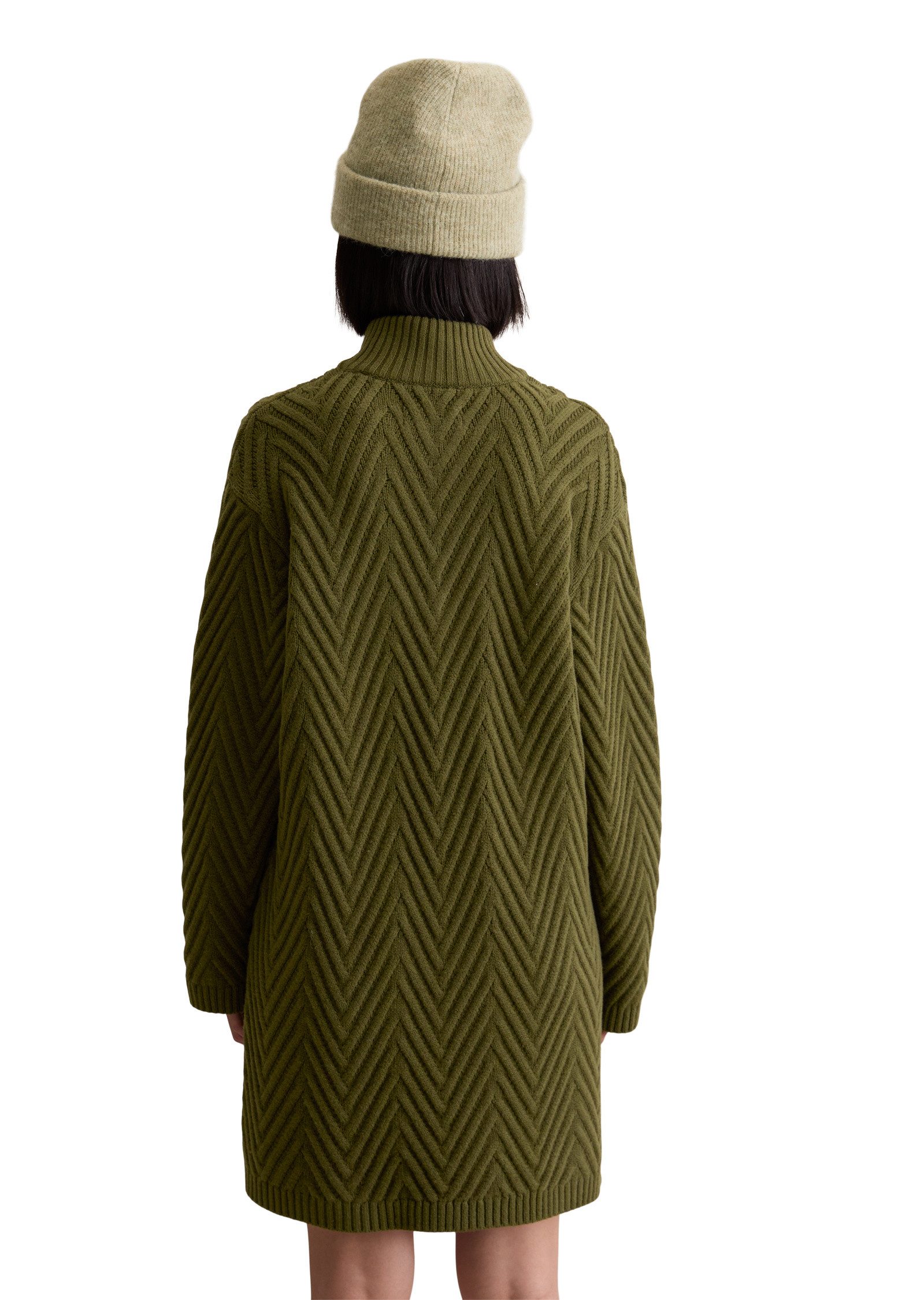 Marc O'Polo DENIM Strickkleid aus weichem Schurwolle-Mix