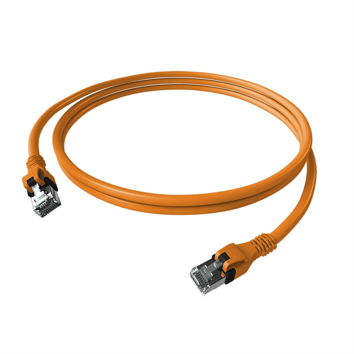 Easylan DualBoot PushPull IP20 Patchkabel, Cat.6A (Class EA) Кабель локальной сети, RJ-45 Männlich (Stecker), RJ-45 Männlich (Stecker) (100.0 cm), S/FTP