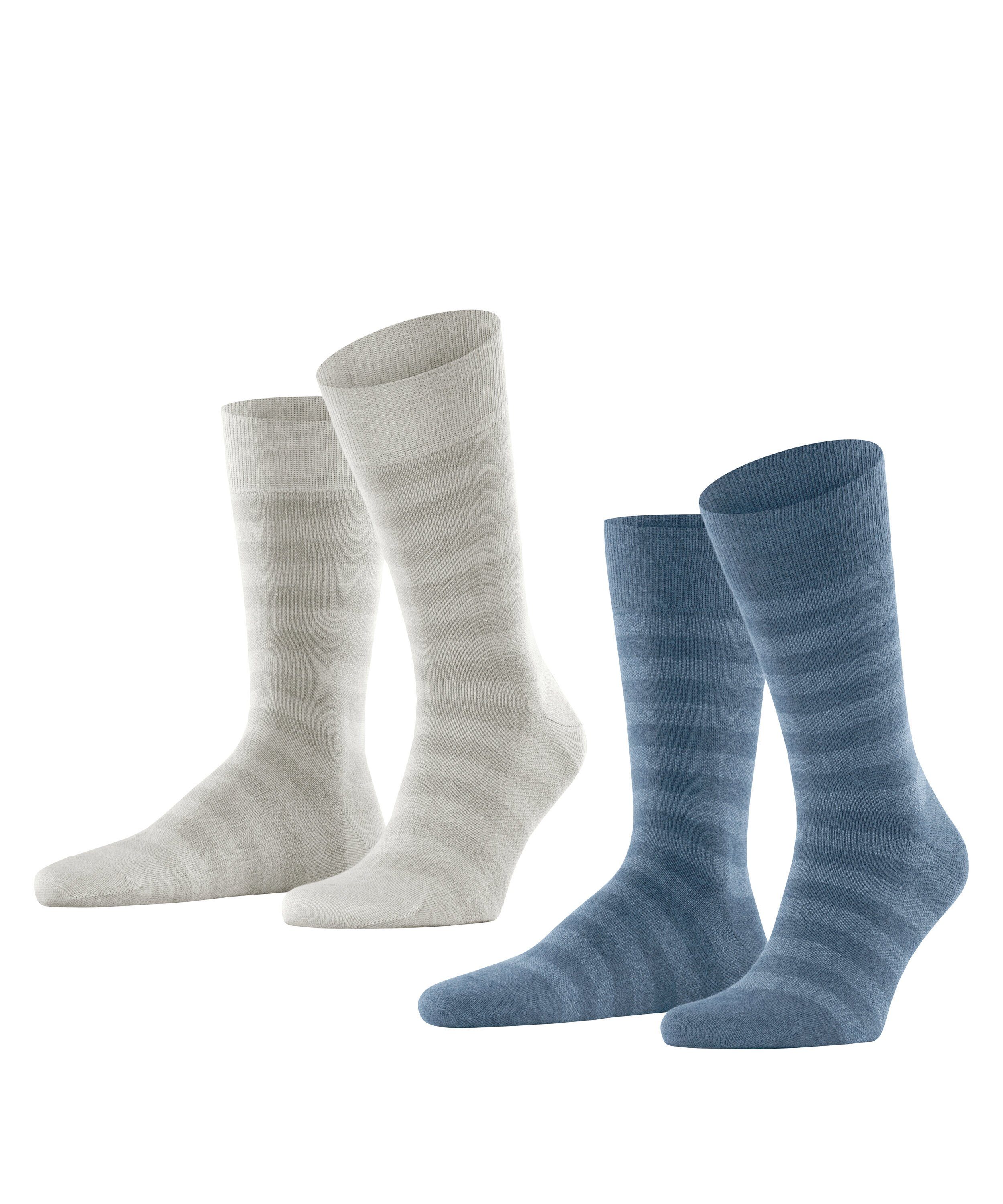 Socken Mesh Stripe 2-Pack