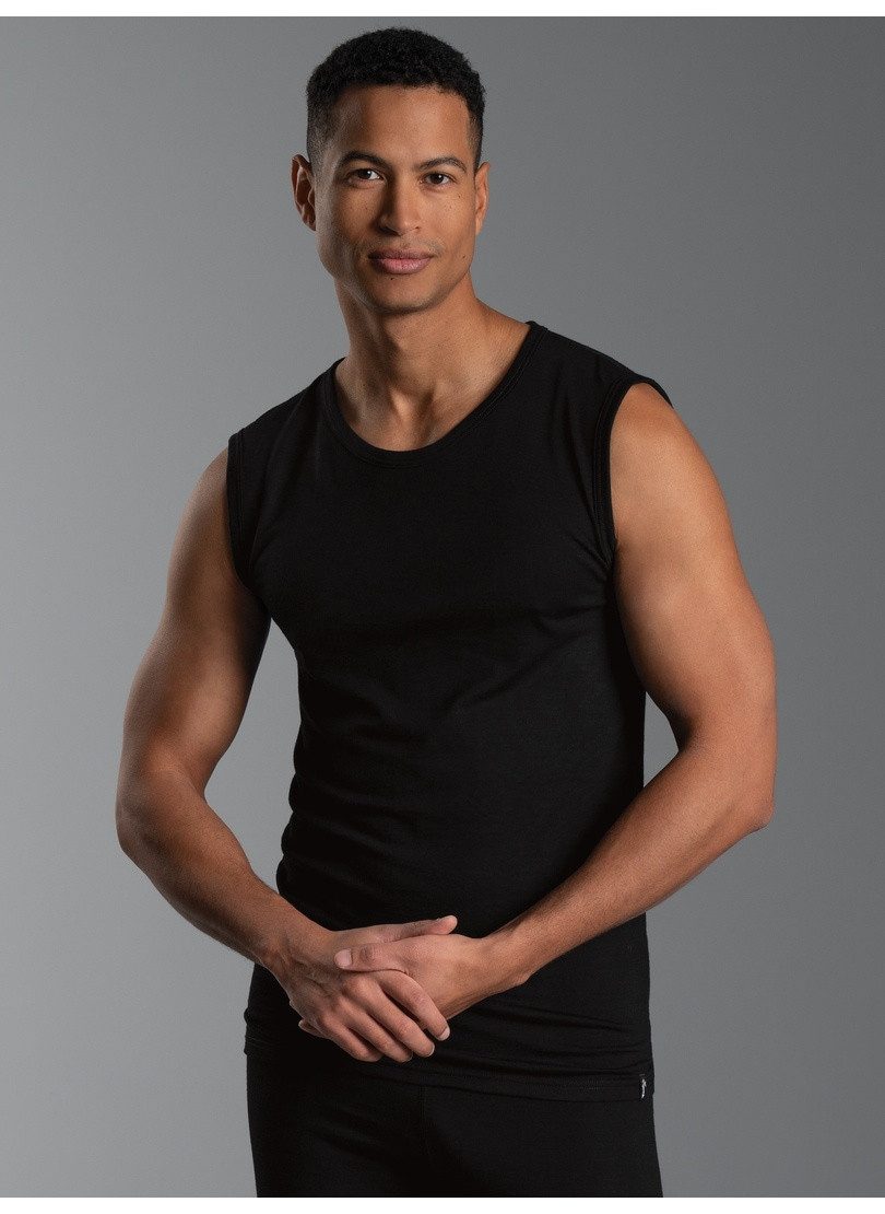 Trigema Unterhemd TRIGEMA Trägershirt aus Merinowolle (1-St)