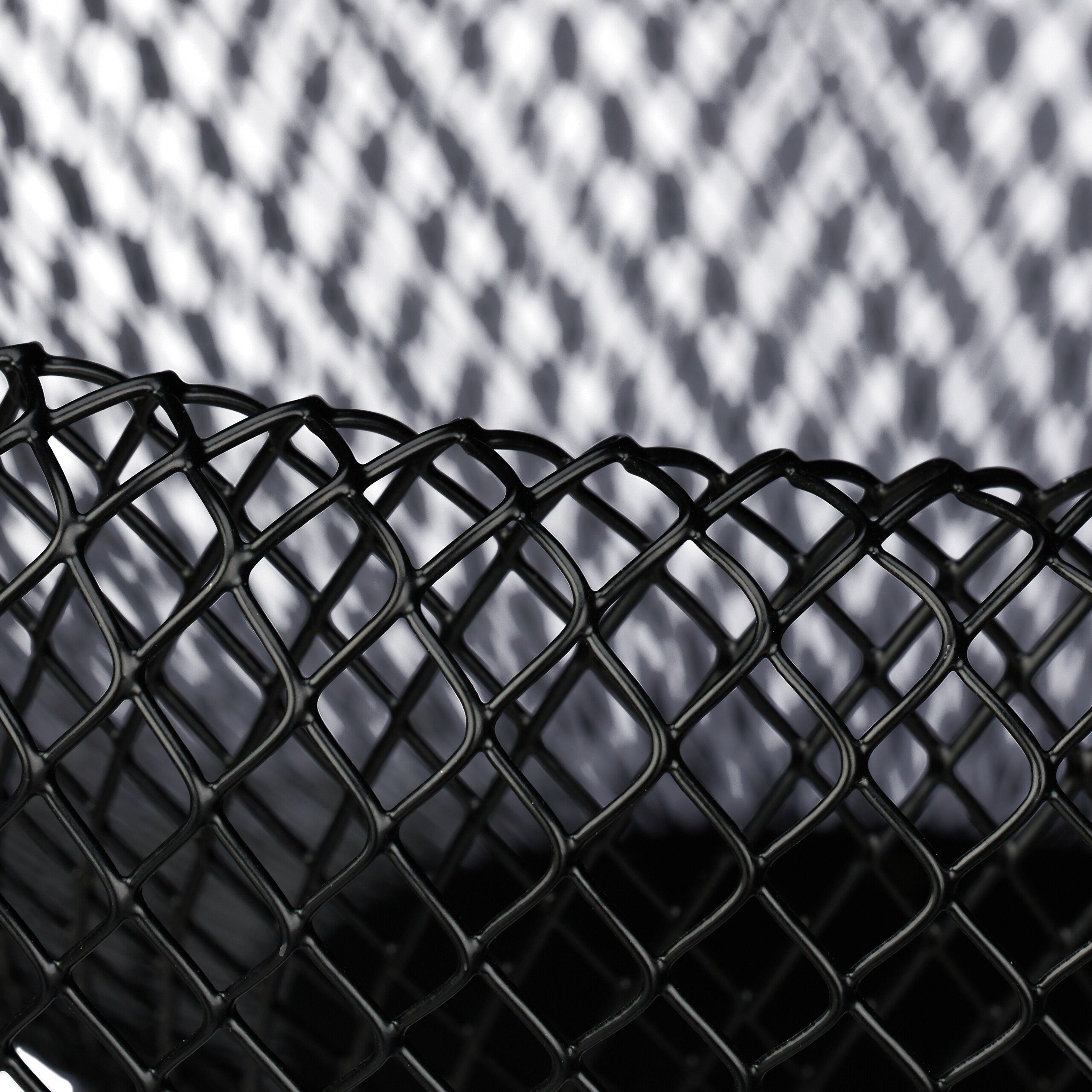 relaxdays Obstschale Doppelwandige Obstschale aus Metall, Eisen