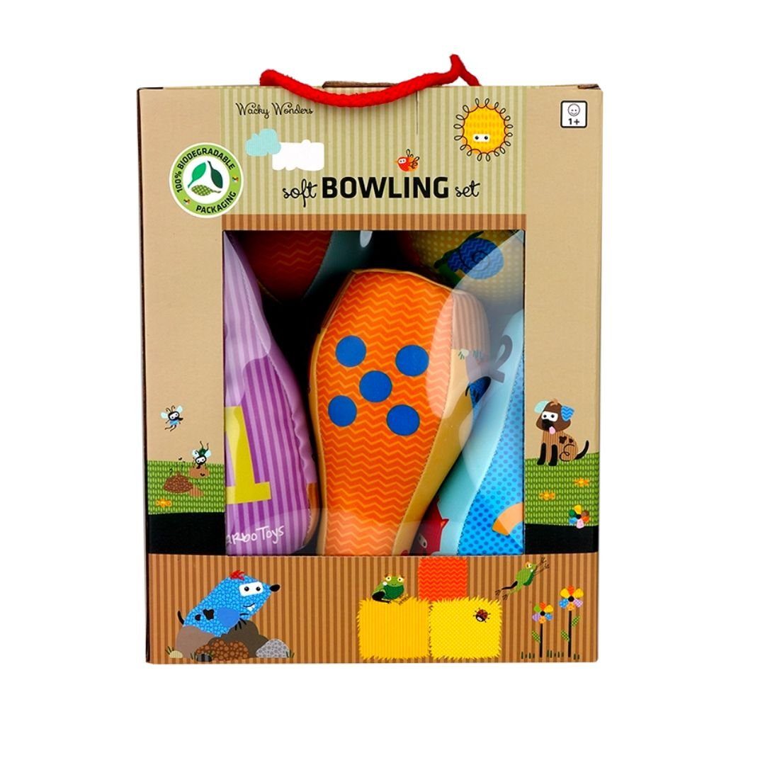 suebidou Bowling-Set Bowlingspiel Kinder für Indoor Bowlingball Soft