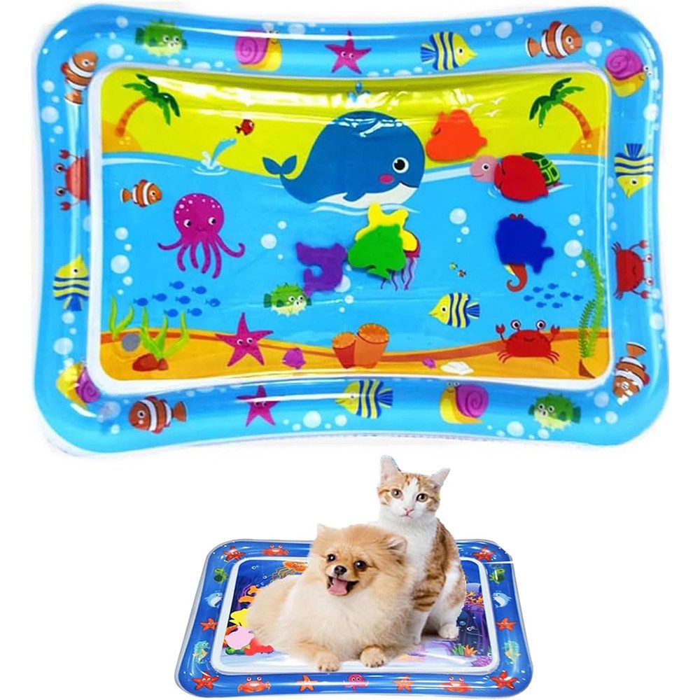 Coonoor Spielmatte Wasserspielmatte Katze,Aufblasbare Wassermatte für günstig online kaufen