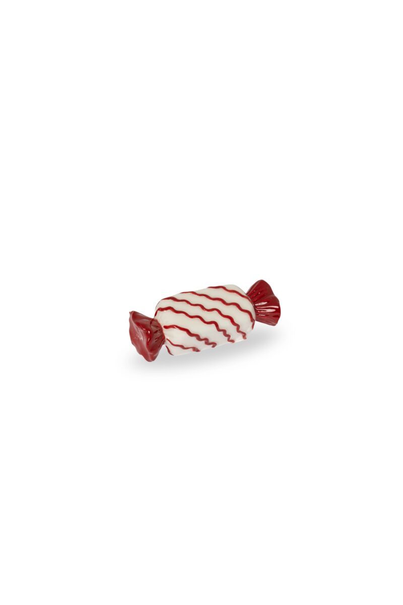 Storefactory Dekoobjekt Keramik-Bonbon »Sockeras« Gestreift, Mini-Figur Weihnachtsdekoration