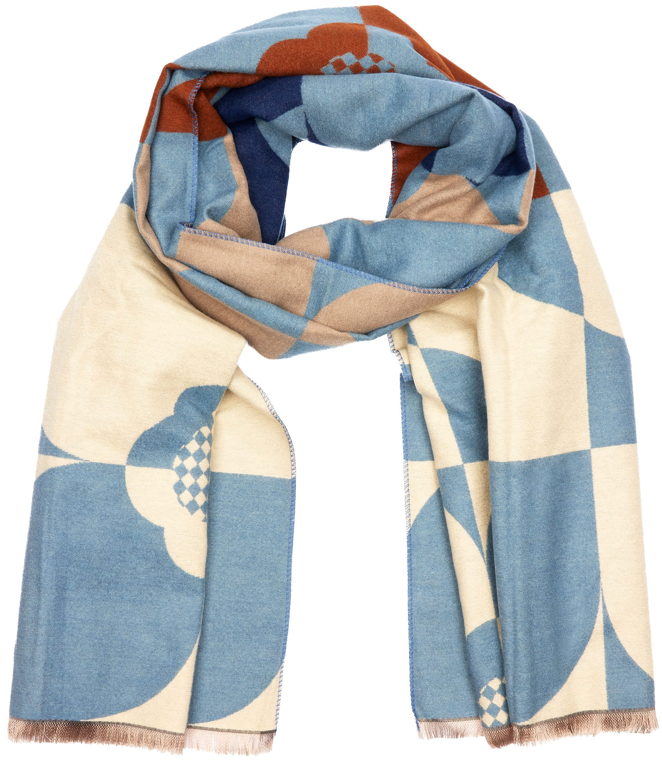 BRUBAKER Schal Cashmirillo Damen Schal mit Modernem Muster - 70 x 200 cm - Warm, (Oversized Schal für Herbst und Winter, 1-St), Kuschelig mit weichem Kaschmir-G – Bild 4 von 5