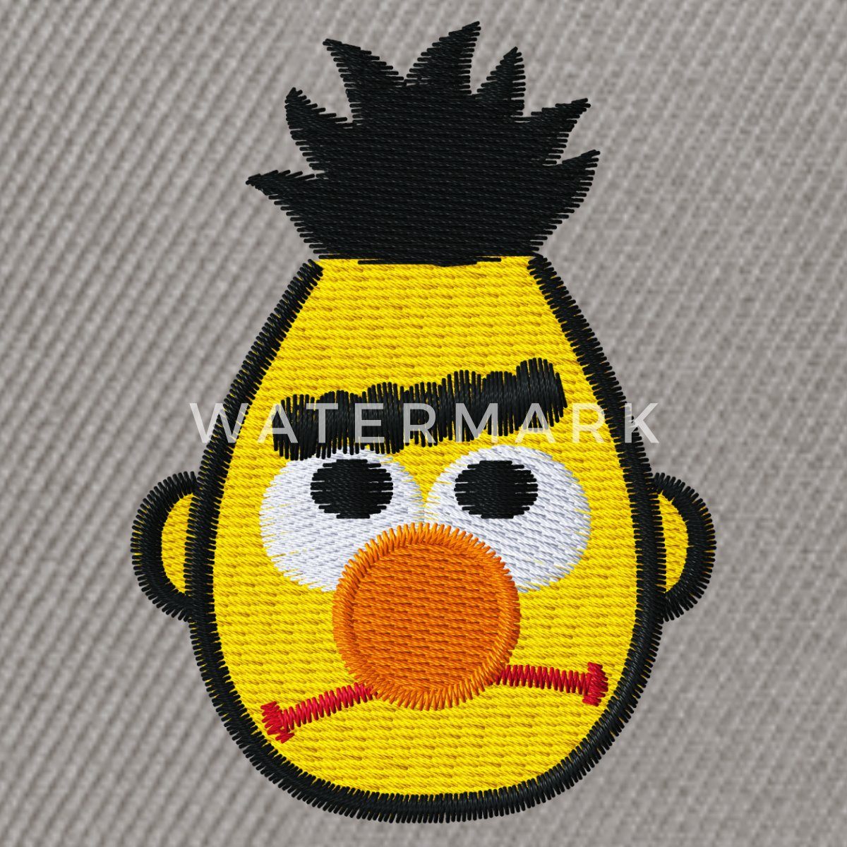 Spreadshirt Snapback Cap Sesamstraße Bert Als Stickmotiv Snapback Cap (1-St)
