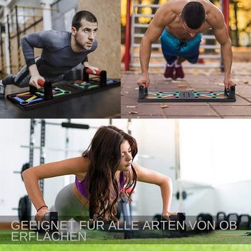 yozhiqu Liegestützgriffe Multifunktionales Fitnessgerät - Push-Up-Board für Zuhause und Outdoor, Ideal für das Training von Bauchmuskeln und Oberkörper