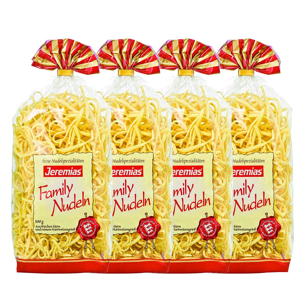 Jeremias Nudeln, Jeremias Schwäbische Spätzle g.g.A. Family Nudeln 500g 4er Pack