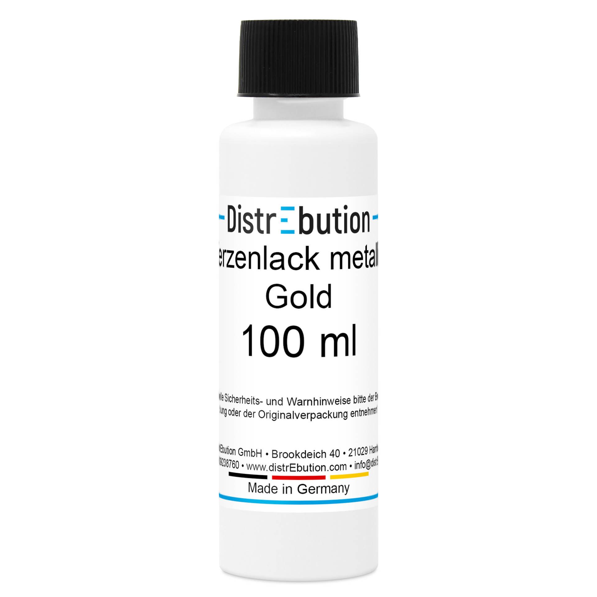 DistrEbution Lack für Kerzen. Wasserlöslich, Kerzenlack Gold, Rot und Silber RAL, Glänzend und Metallic