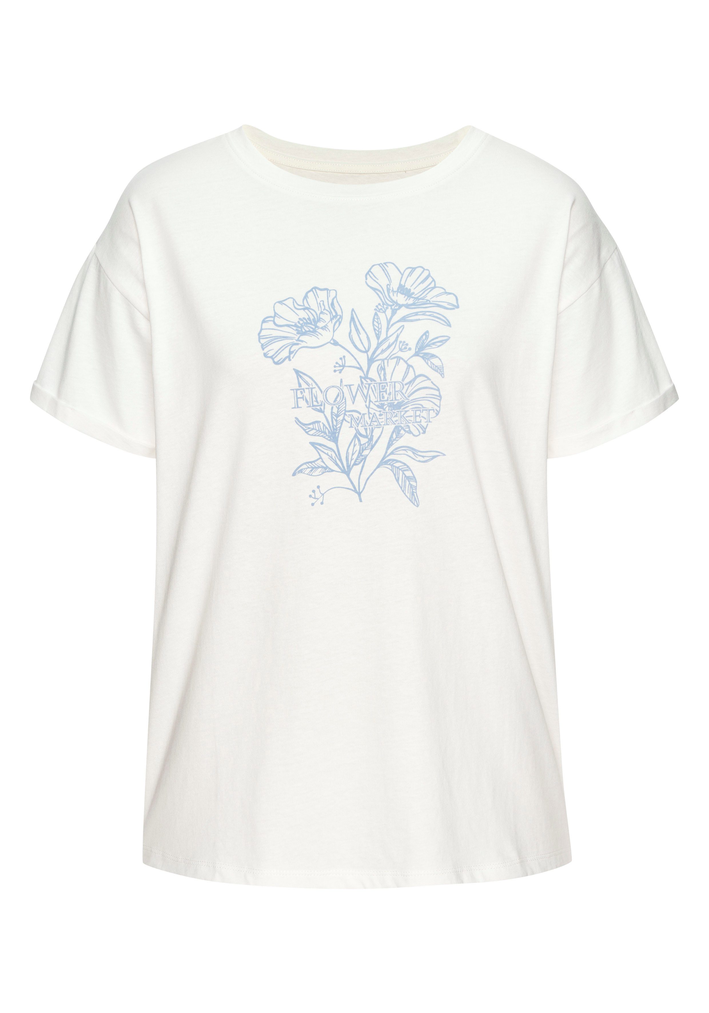 Vivance T-Shirt mit Frontdruck aus hochwertiger Bio-Baumwolle. € 19,99, (€ 19,99 pro 1 Stk).