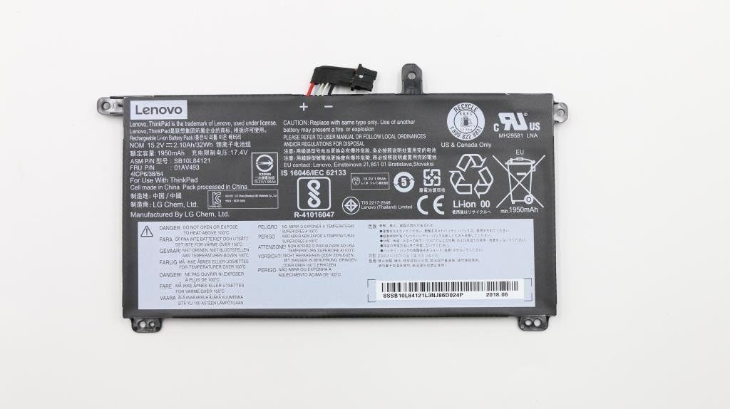 Der Lenovo Original Akku Wurde Nicht Eingesetzt Lenovo Original Akku für Lenovo ThinkPad T570 Laptop-Akku Akku 2095 mAh