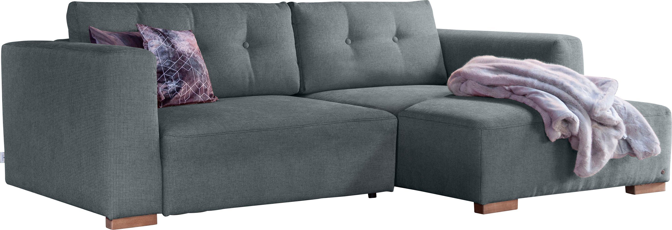 Ecksofa S, wahlweise TAILOR HOME HEAVEN der Bettfunktion COLORS TOM CHIC COLLECTION, aus Bettkasten & mit