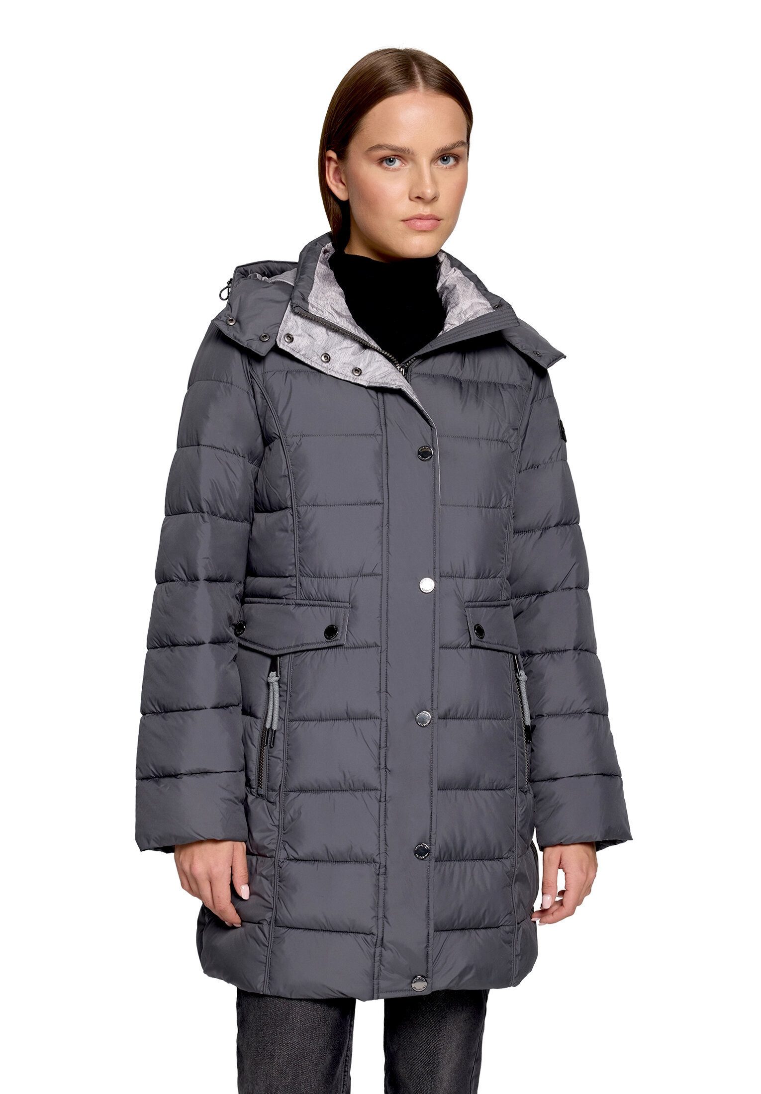 Betty Barclay Steppjacke Damen mit abnehmbarer Kapuze