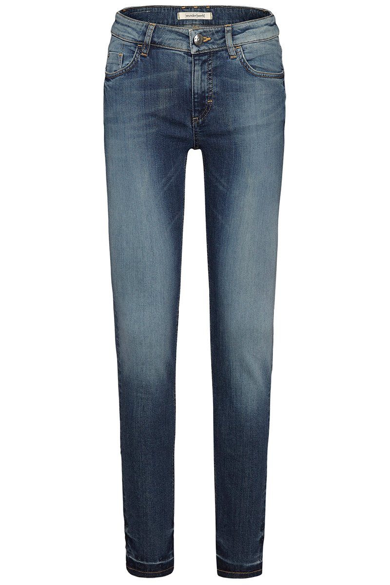blue slim Amber 722 Slim-fit-Jeans wunderwerk