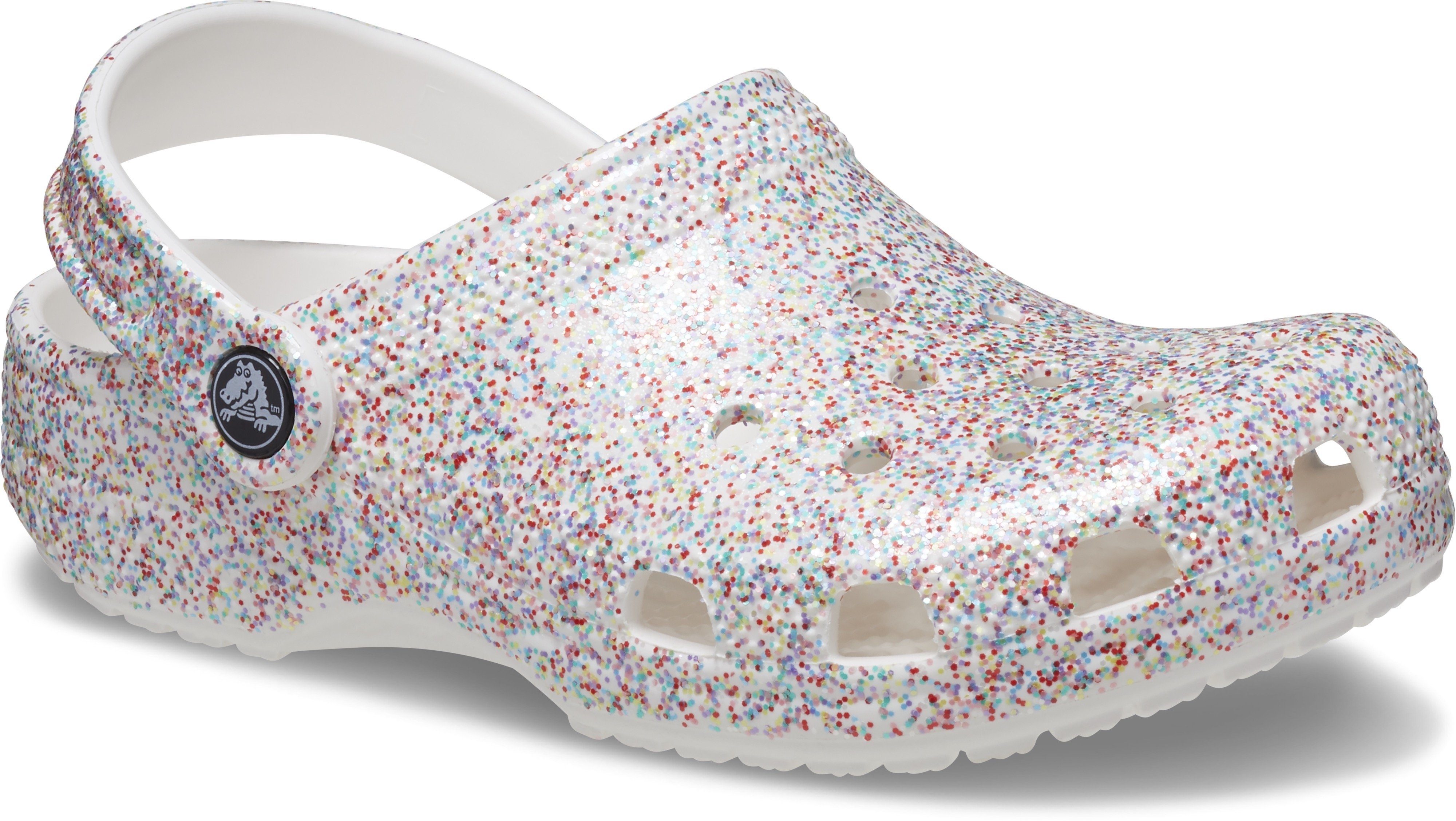 Crocs Classic Sprinkle Glitter Clog T Clog mit buntem Glitter | Clogs