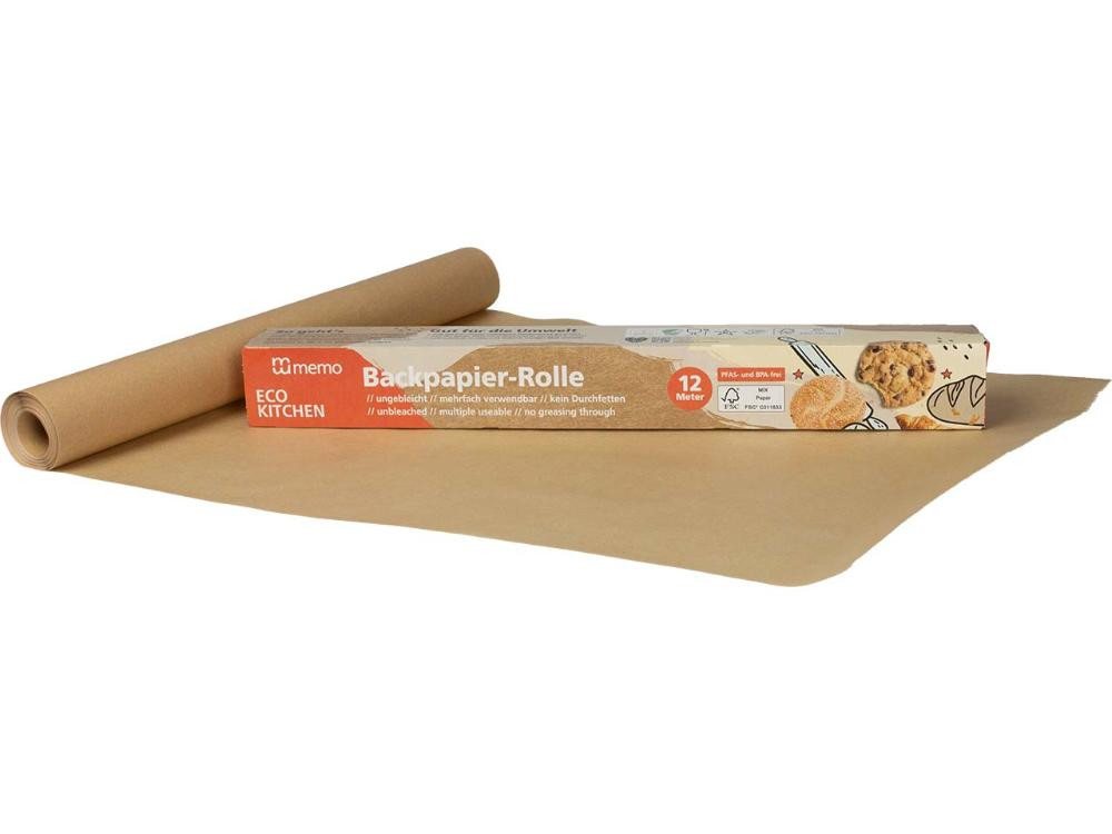 memo Backpapier memo Backpapier-Rolle 'ECO KITCHEN' ungebleicht, B