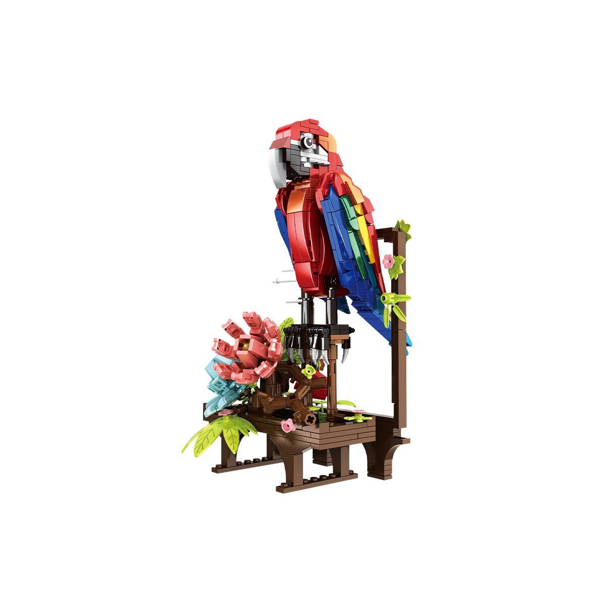 Woma WOMA Tiere Klemmbausteine Papagei Krabbe Chamäleon Spielbausteine