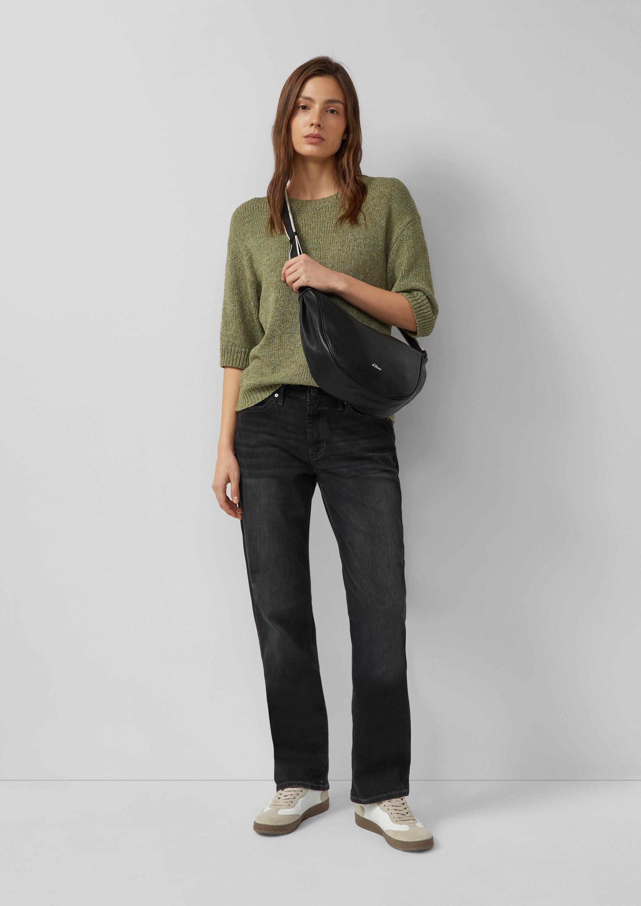 s.Oliver Umhängetasche Tasche, Crossbody-Bag in Leder-Optik mit längenverstellbarem Schultergurt