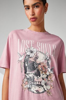 Next T-Shirt T-Shirt, Lost Souls mit Totenkopfgrafik (1-tlg)
