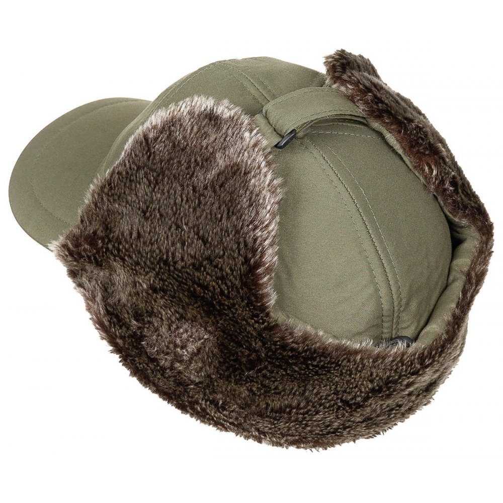 oliv innen Cap, (Packung) Winter FoxOutdoor Fleece Fleecemütze Trapper,