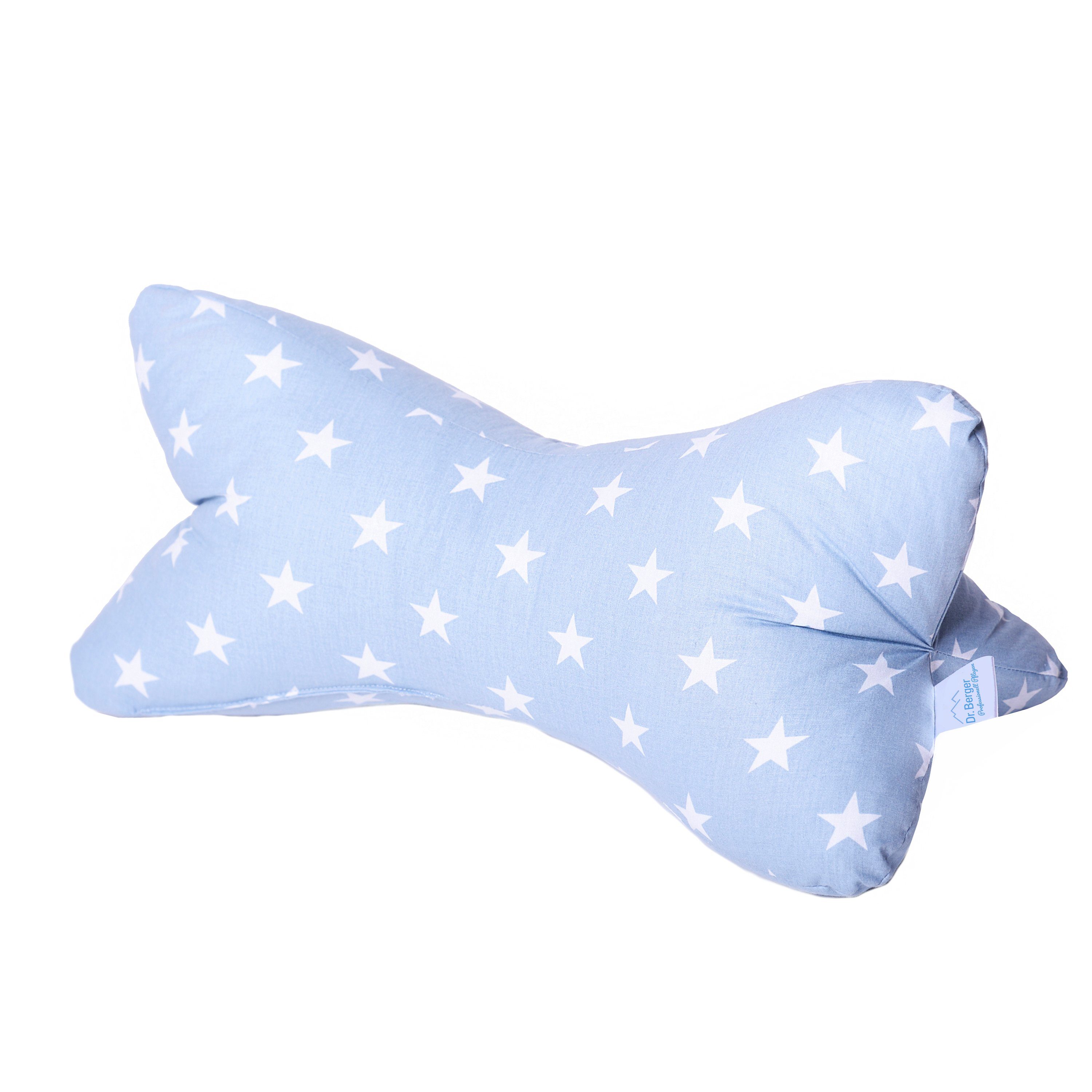 Dr. Berger Living Nackenkissen Original Dr. Berger Leseknochen Stern Blau 40 x 18 cm