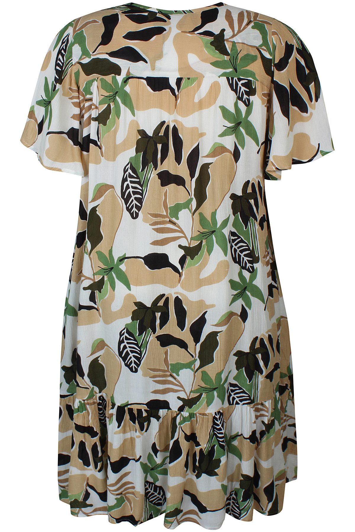 Zhenzi Midikleid Tunikakleid Lyda gemustert Palm günstig online kaufen