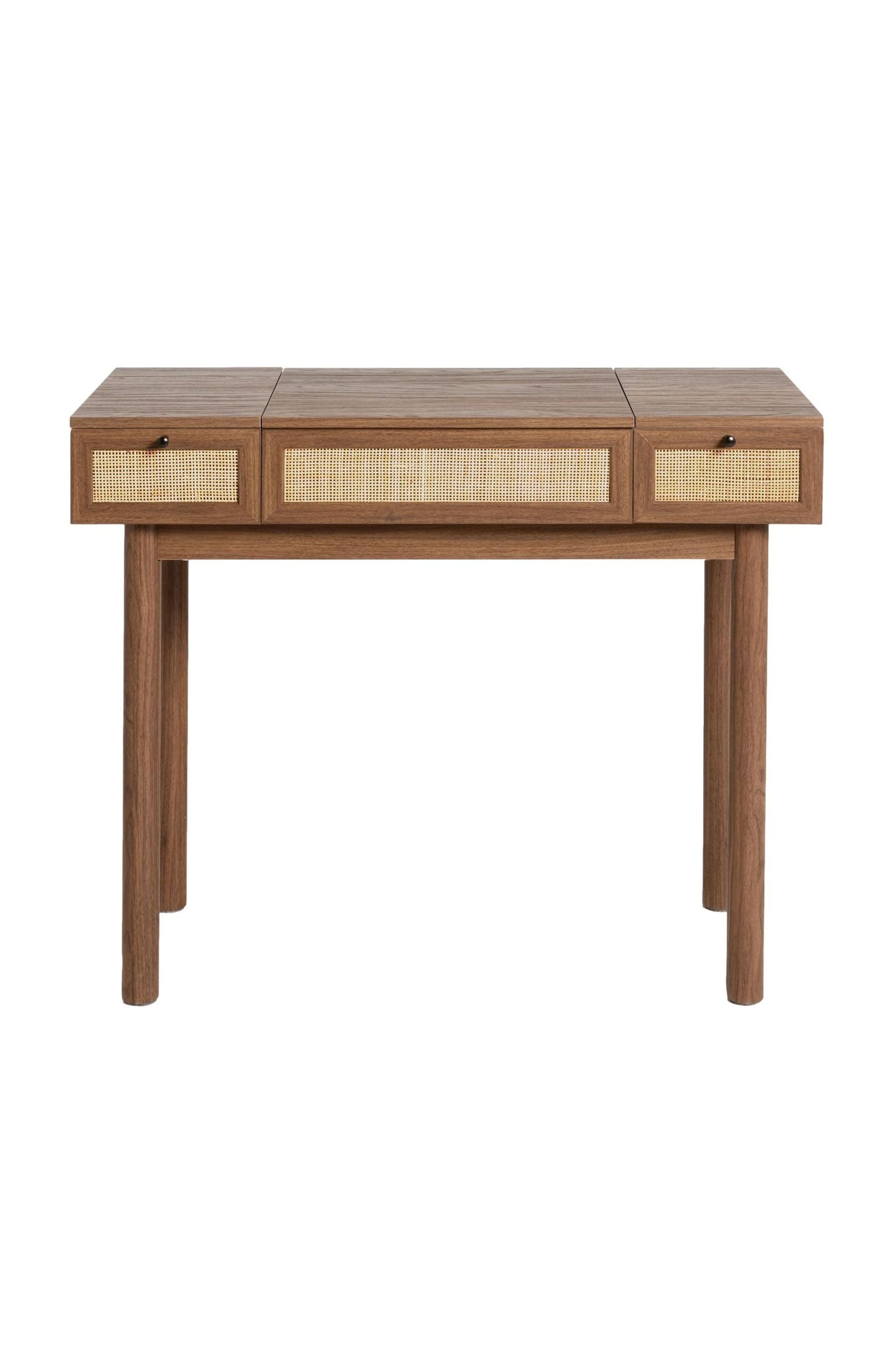 MADE Schminktisch MADE.COM Pavia Frisiertisch aus Rattan (1-St)