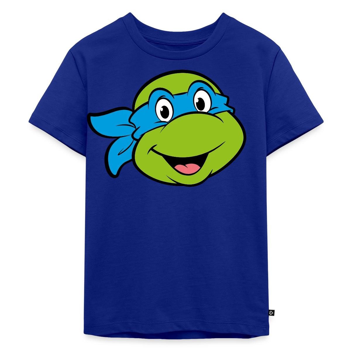T-Shirt Teenage Mutant Ninja Turtles Leonardo Kostüm Karneval Kinder Premium T