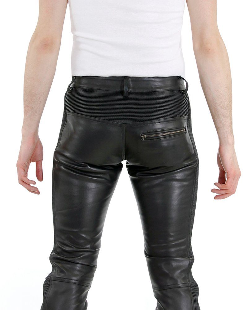 BOCKLE Lederhose Bockle® Dangerous Herrne Lederhose Biker Lederjeans günstig online kaufen