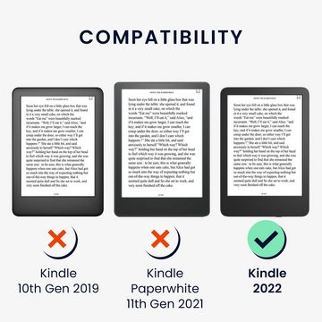 kwmobile E-Reader-Hülle Hülle für Amazon Kindle (2022), Kunstleder eReader Schutzhülle Cover Case