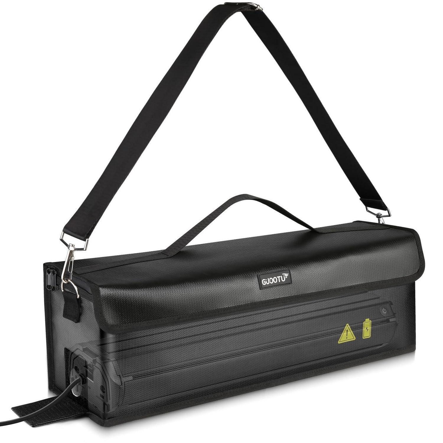 LuxusKollektion Akku-Schutzhülle Ebike Akku Tasche Feuerfest 1400C 49 x 15 x 15cm -1 Stück 1