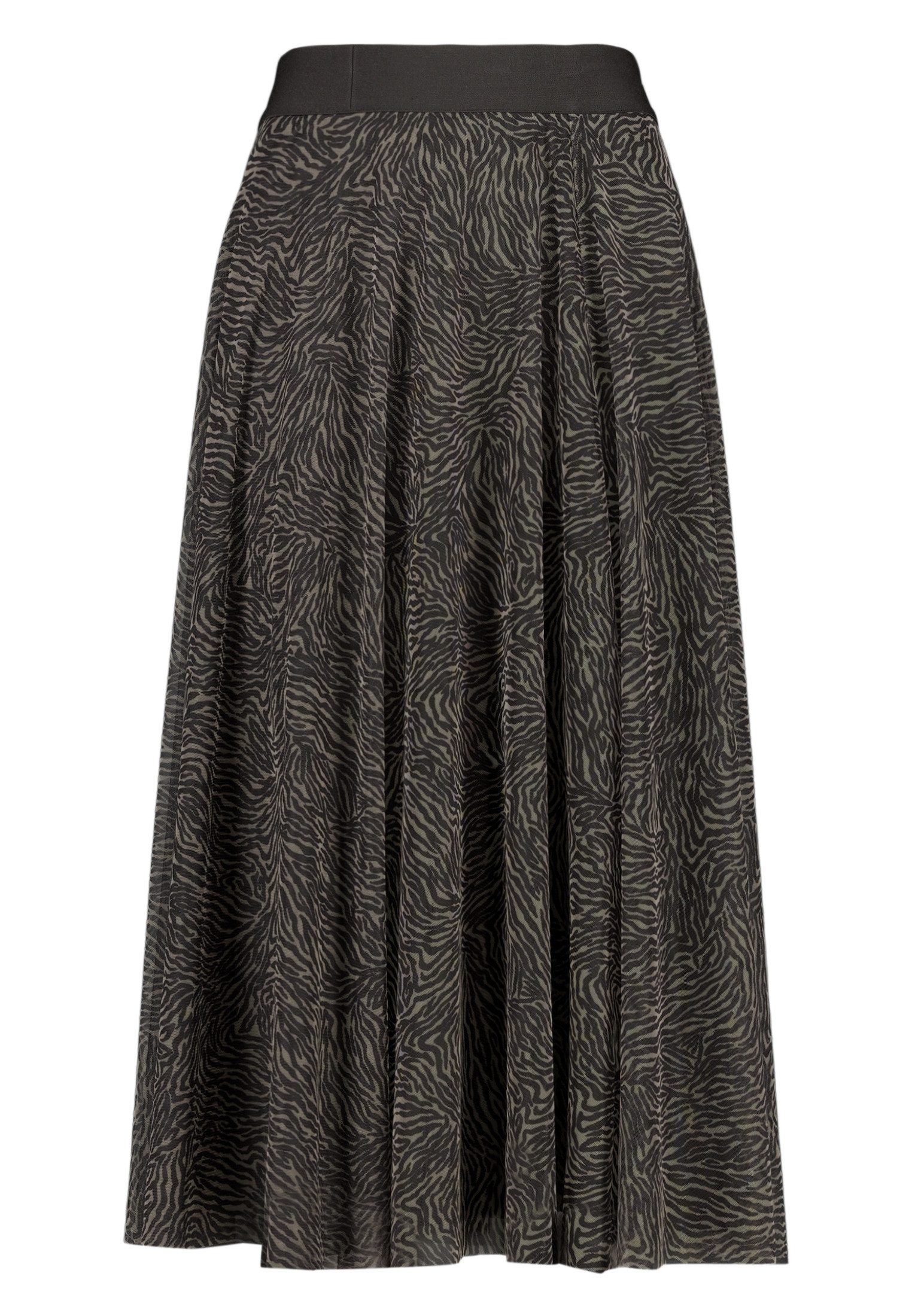Zero Midirock Damen mit Muster Material