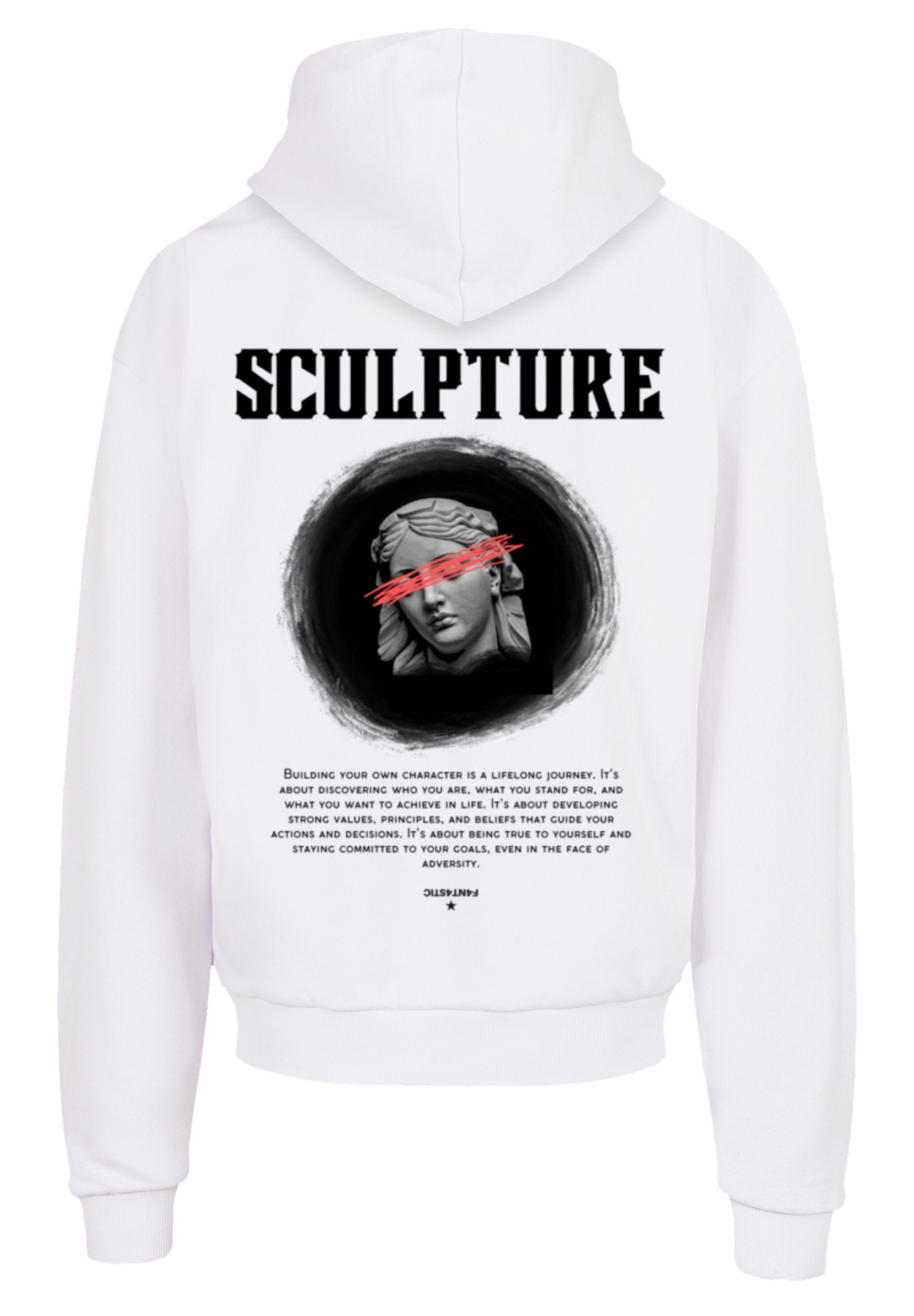 F4NT4STIC Kapuzenpullover SCULPTURE HOODIE kleiner bestellen eine Print, Größe Fällt bitte aus, weit