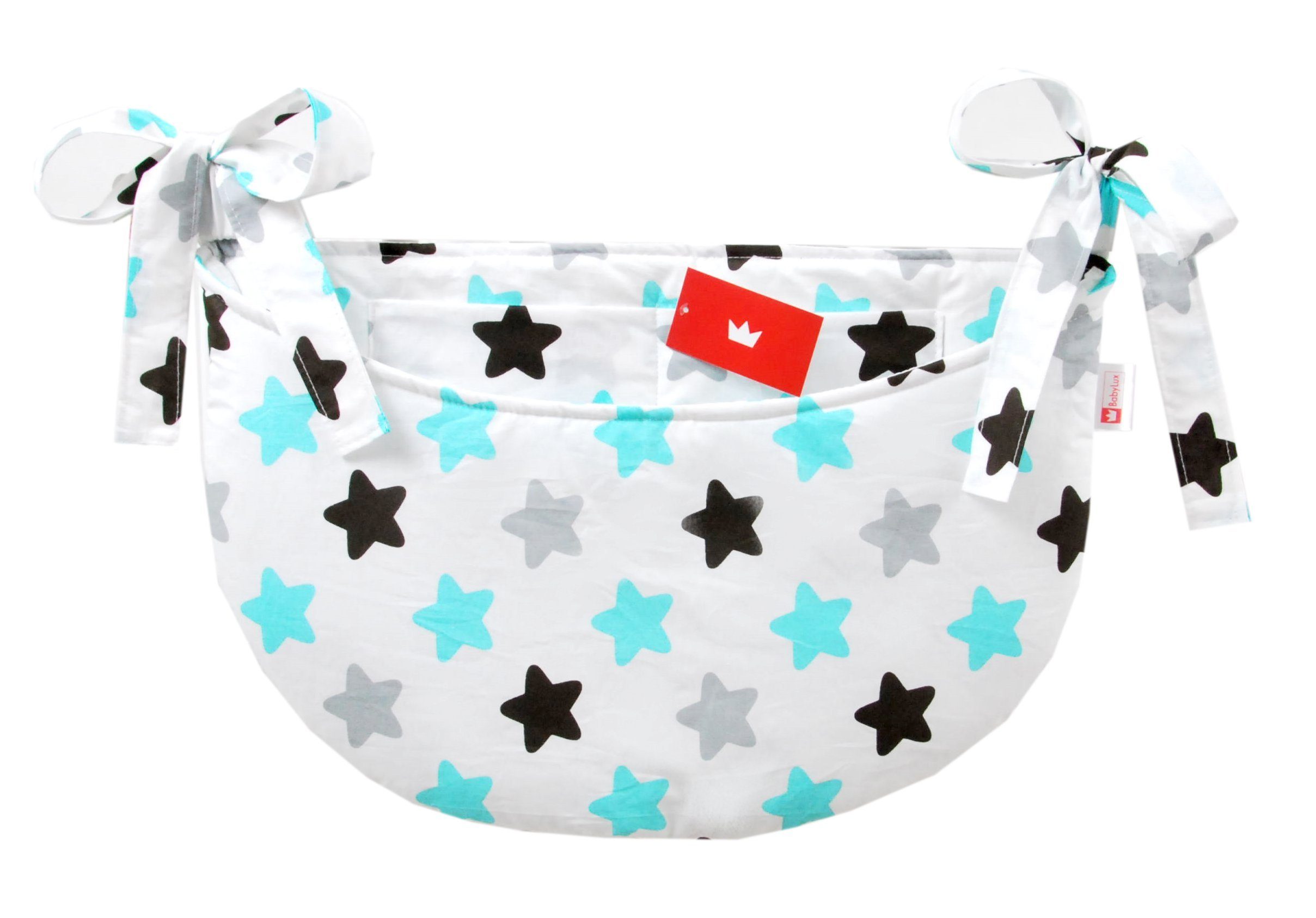 BabyLux Betttasche BABYLUX Organizer BETTTASCHE Spielzeugtasche Babybett Windeltasche, 98. Sterne