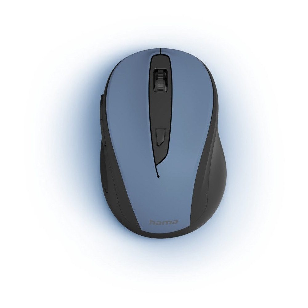 Hama Hama MW-400 V2 kabellose Maus blau/schwarz. Maus (Optical, An-Aus-Schalter)