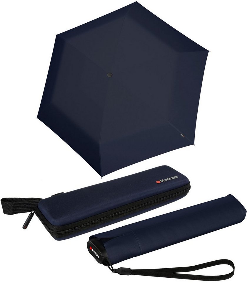 Knirps® Taschenregenschirm US.050 Ultra Light Slim Manual im stabilen Etui,  extrem leicht und super kompakt