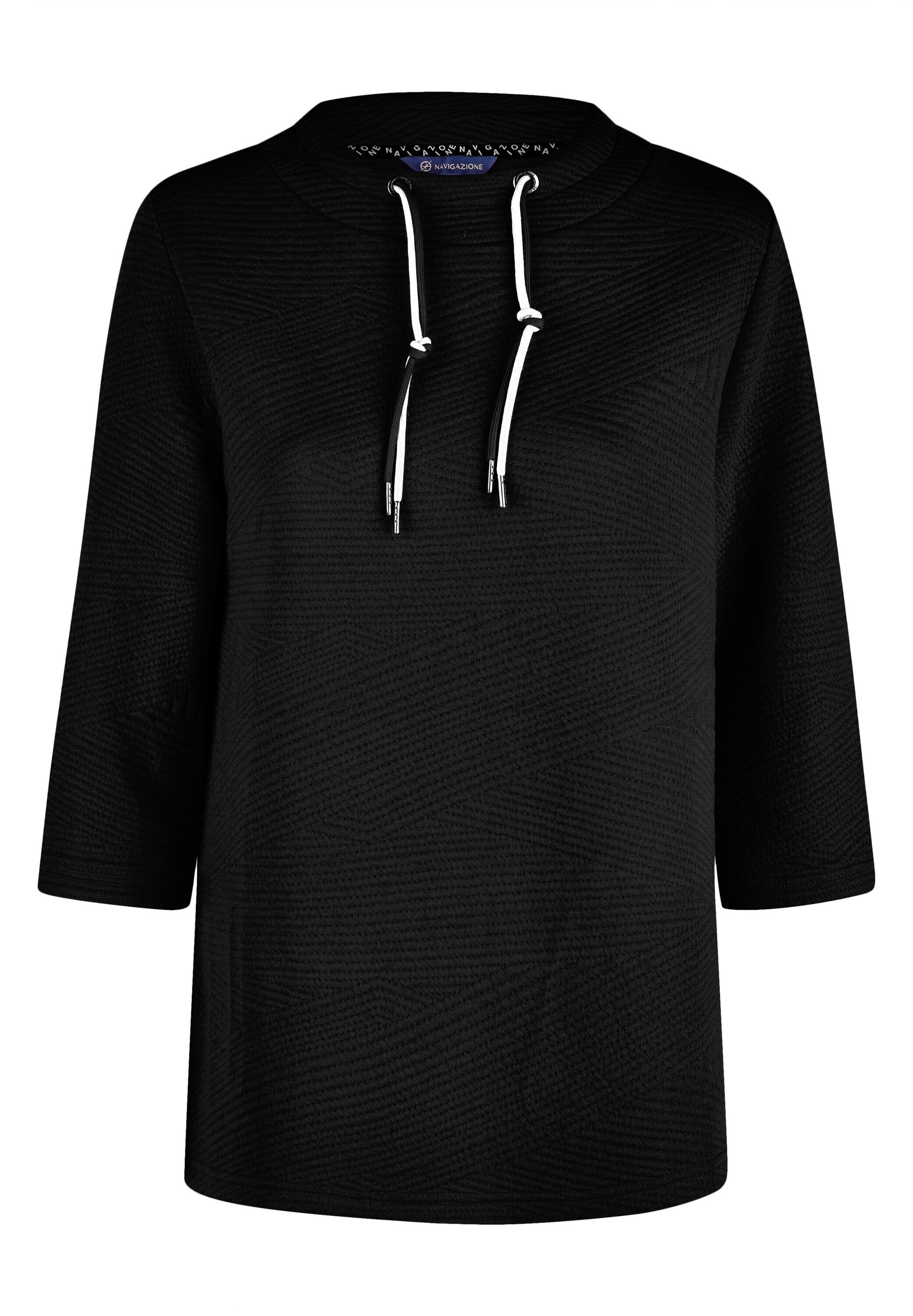 NAVIGAZIONE Sweatshirt (1-tlg) mit Struktur